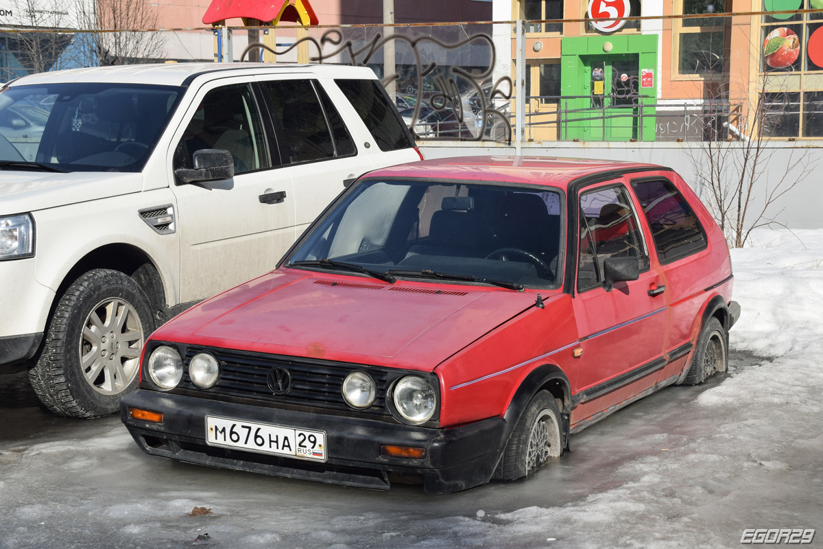 Архангельская область, № М 676 НА 29 — Volkswagen Golf (Typ 19) '83-92