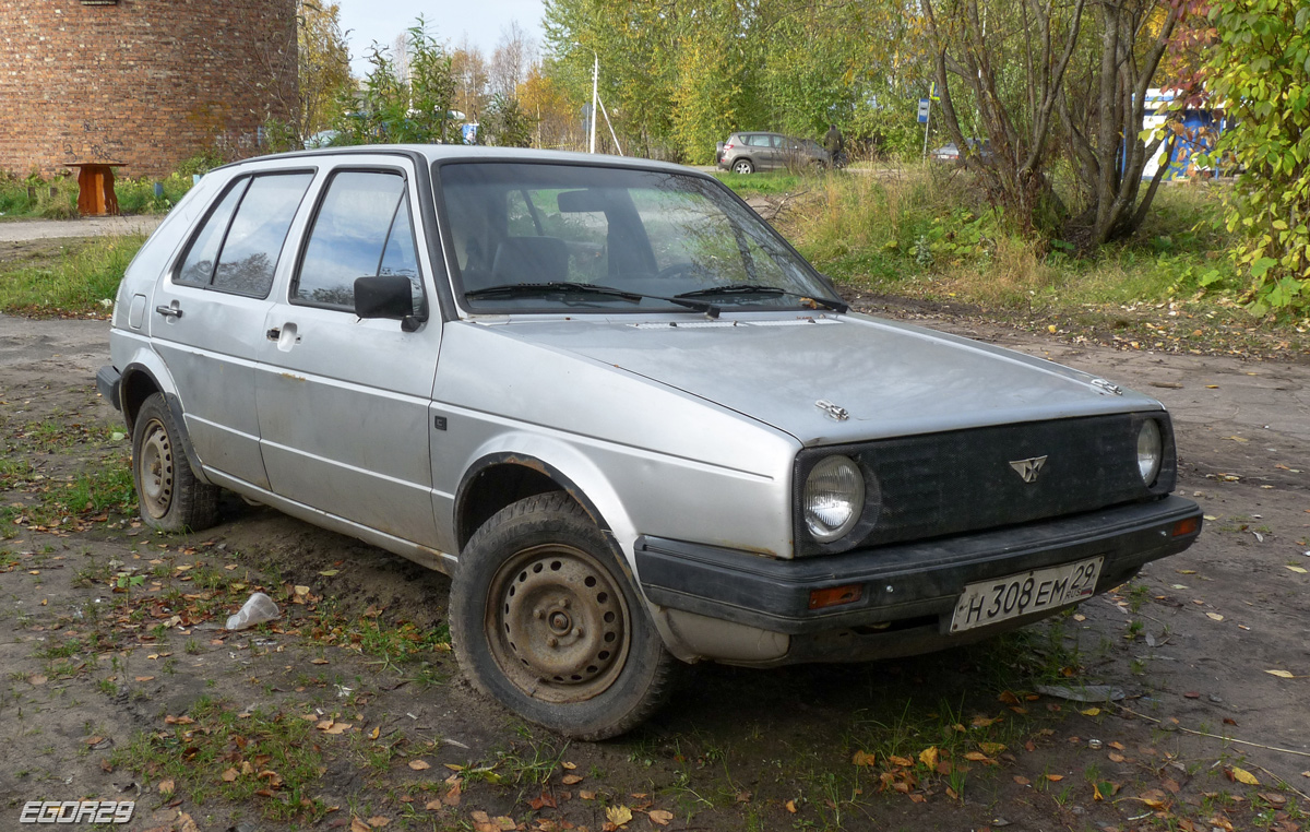 Архангельская область, № Н 308 ЕМ 29 — Volkswagen Golf (Typ 19) '83-92
