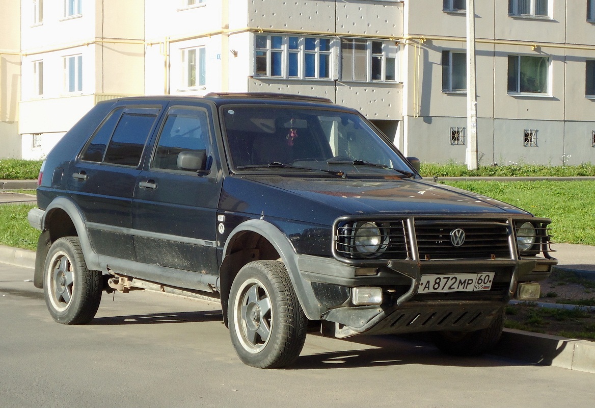 Псковская область, № А 872 МР 60 — Volkswagen Golf Country (Typ 1G) '90-91