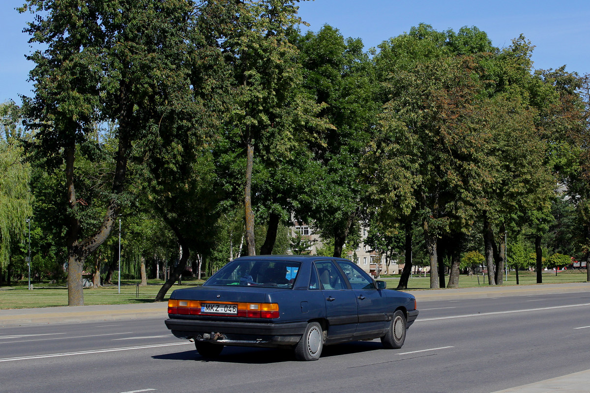 Литва, № MKZ 046 — Audi 100 (C3) '82-91