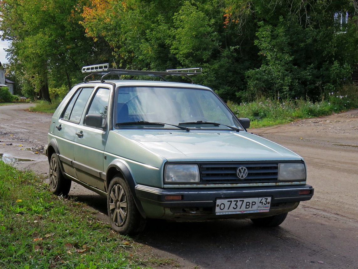 Кировская область, № О 737 ВР 43 — Volkswagen Golf (Typ 19) '83-92