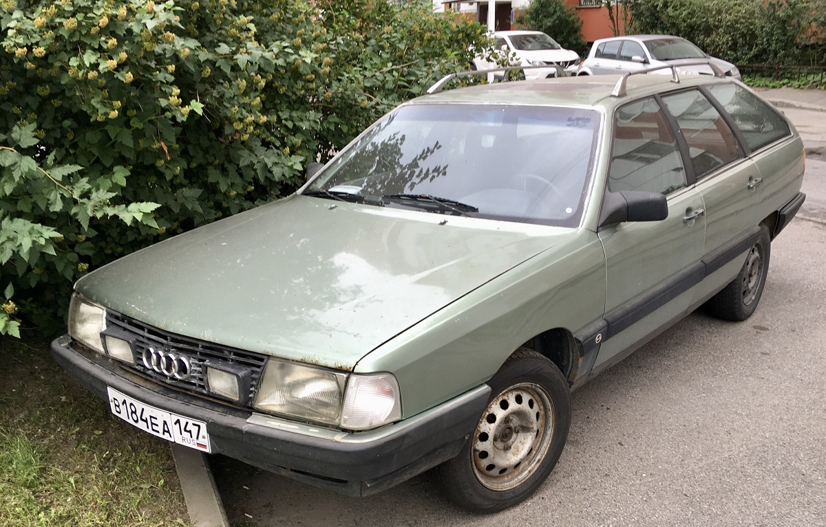 Ленинградская область, № В 184 ЕА 147 — Audi 100 Avant (C3) '82-91