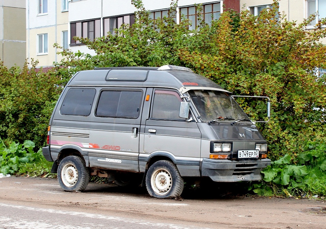 Псковская область, № В 749 ЕР 60 — Subaru Domingo (KJ) '83-91