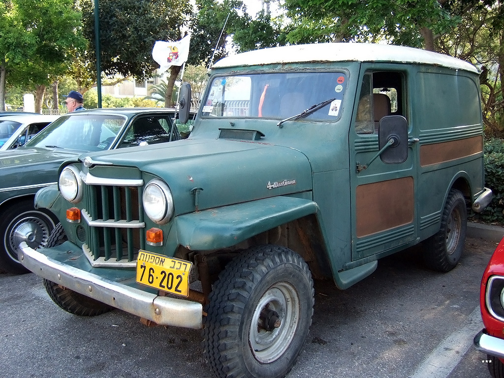 Израиль, № 76-202 — Willys Jeep Station Wagon '49-53