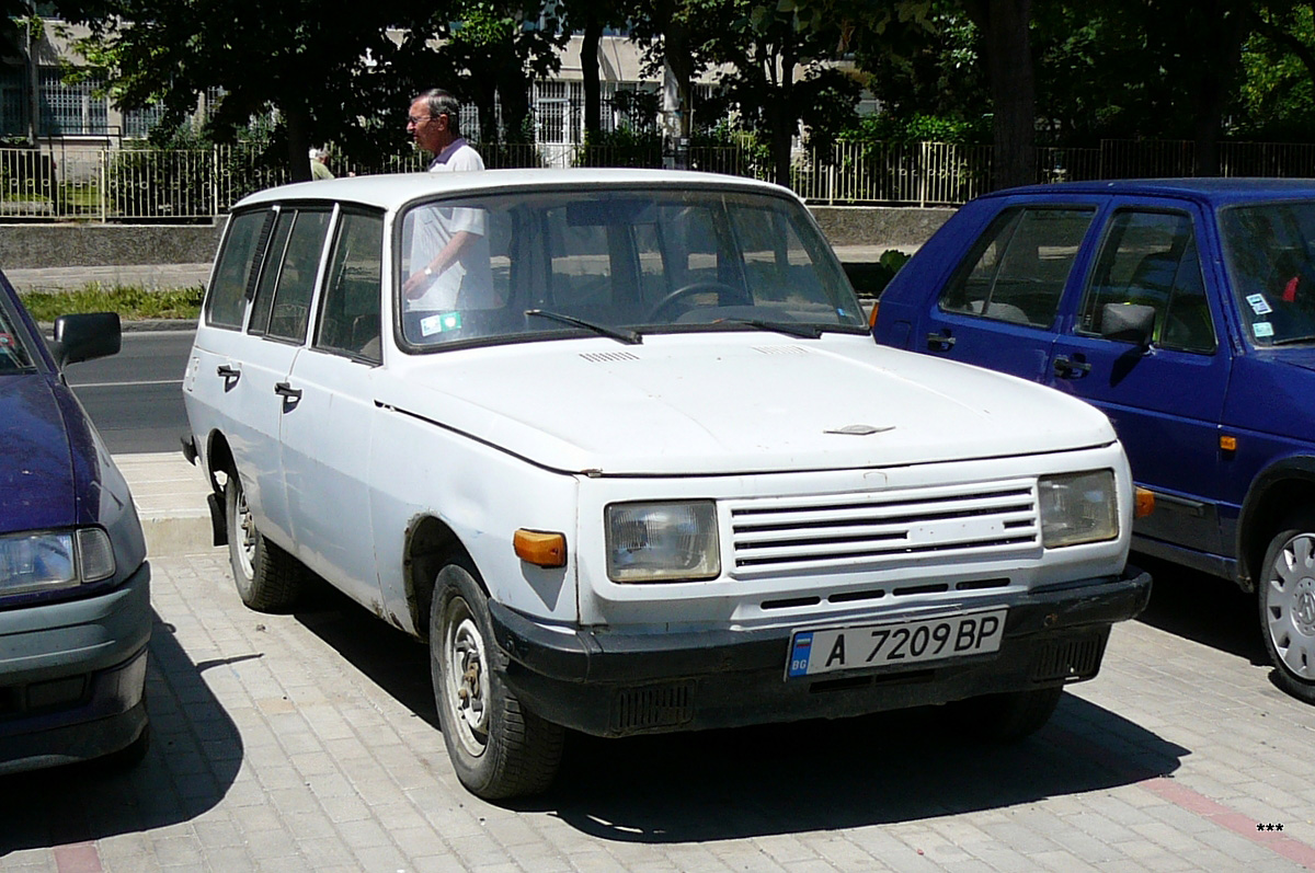 Болгария, № А 7209 ВР — Wartburg 1.3 '88-91