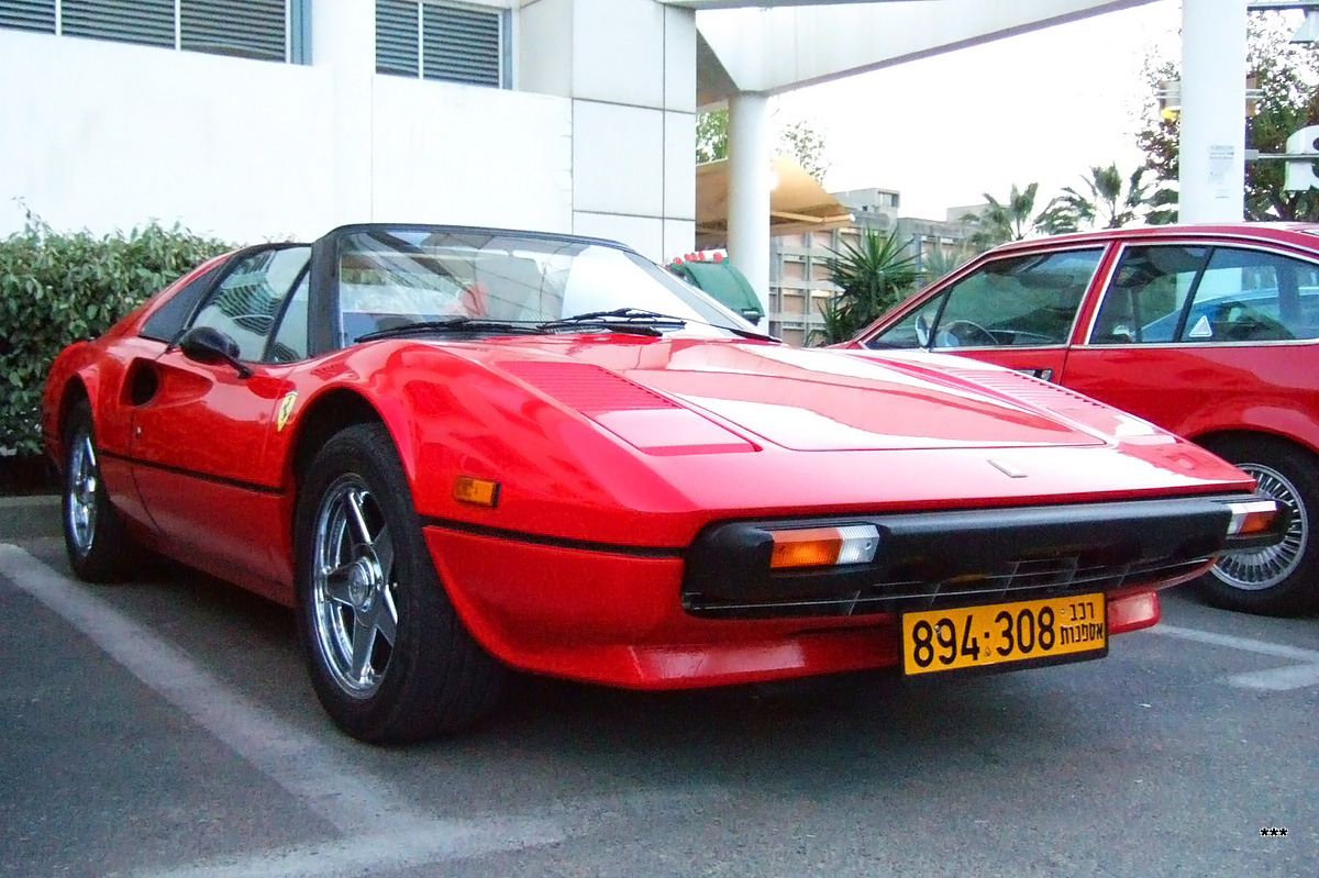 Израиль, № 894-308 — Ferrari 308 '75-85
