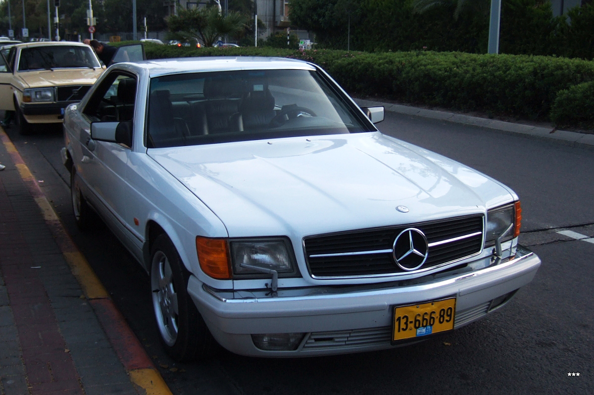 Израиль, № 13-666-89 — Mercedes-Benz (C126) '81-85