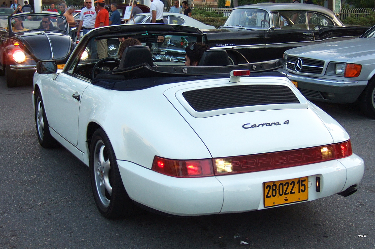 Израиль, № 28-022-15 — Porsche 911 (964) '88-94