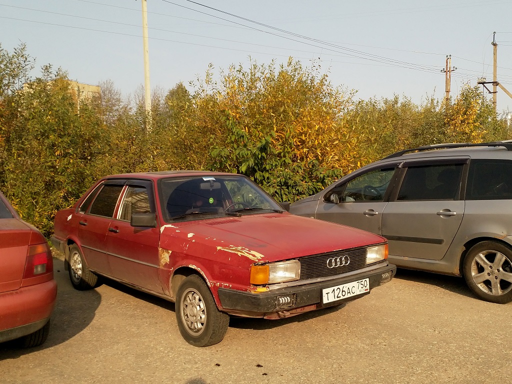 Тверская область, № Т 126 АС 750 — Audi 80 (B2) '78-86