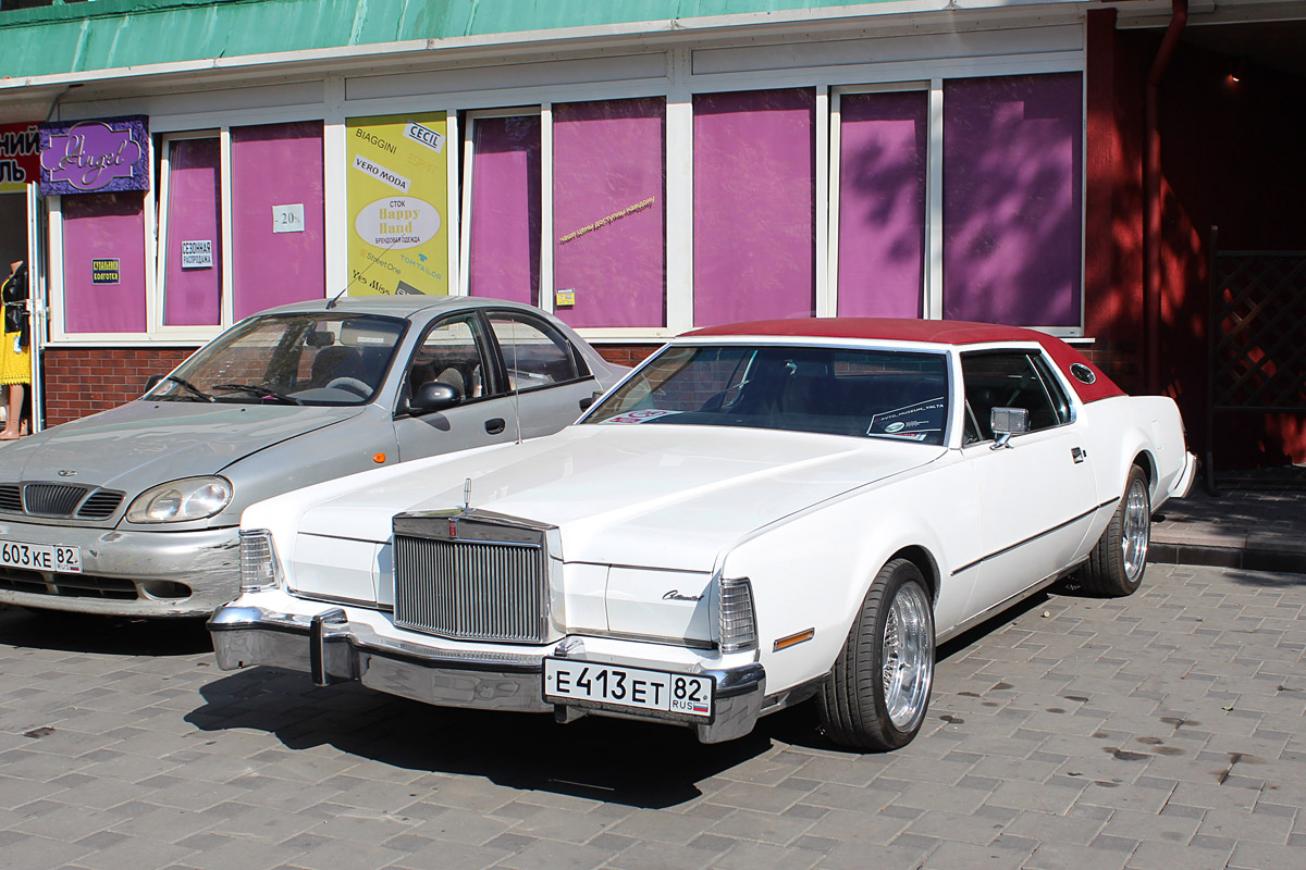 Крым, № Е 413 ЕТ 82 — Lincoln Continental (5G) '70-79