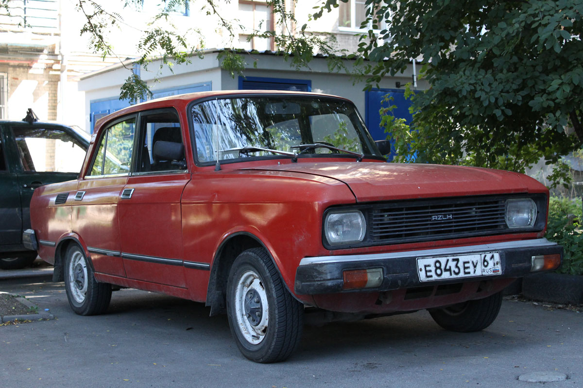 Ростовская область, № Е 843 ЕУ 61 — Москвич-2140-117 (2140SL) '80-88