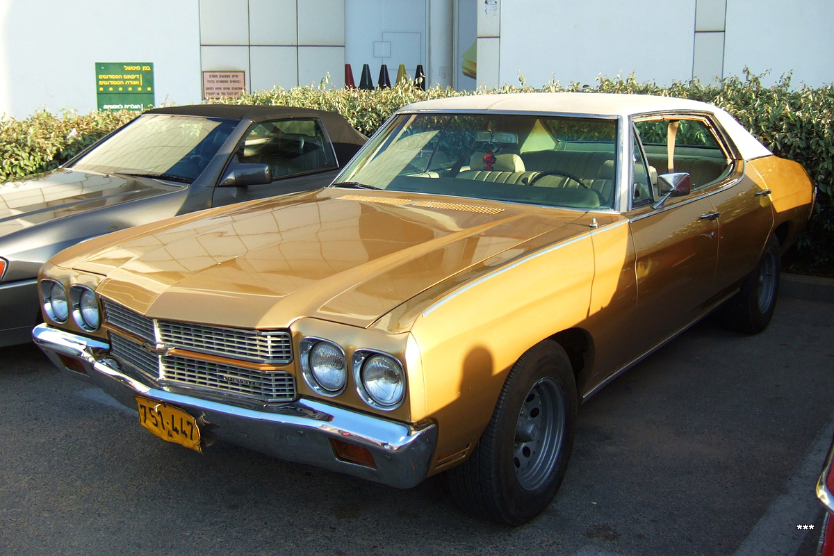 Израиль, № 751-447 — Chevrolet Chevelle Malibu Sport Sedan '70