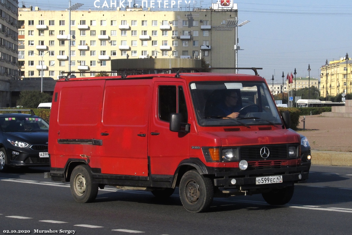 Ленинградская область, № О 599 ЕС 47 — Mercedes-Benz T1 '76-96