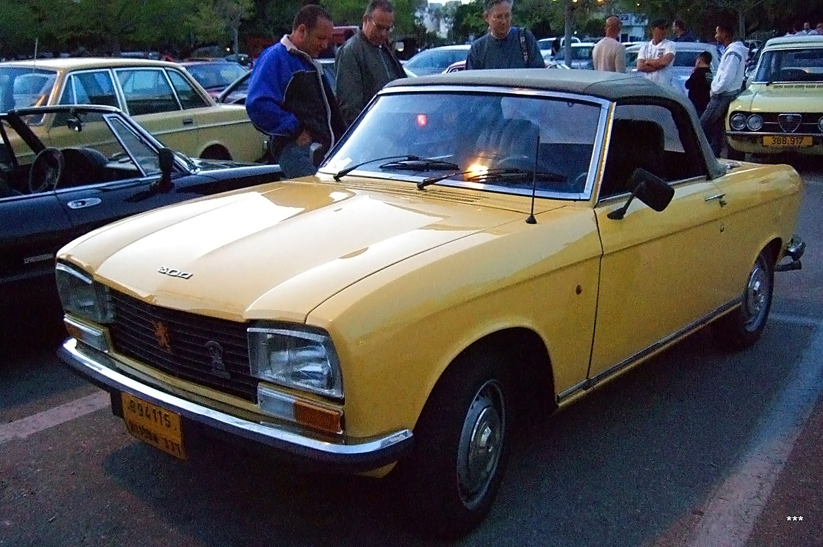 Израиль, № 894-115 — Peugeot 304 Cabriolet S '70-76