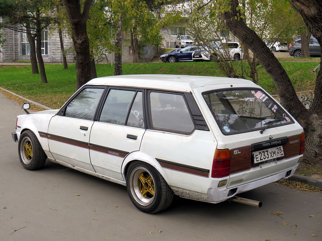 Амурская область, № Е 233 ХМ 28 — Toyota Corolla (E70) '79-87