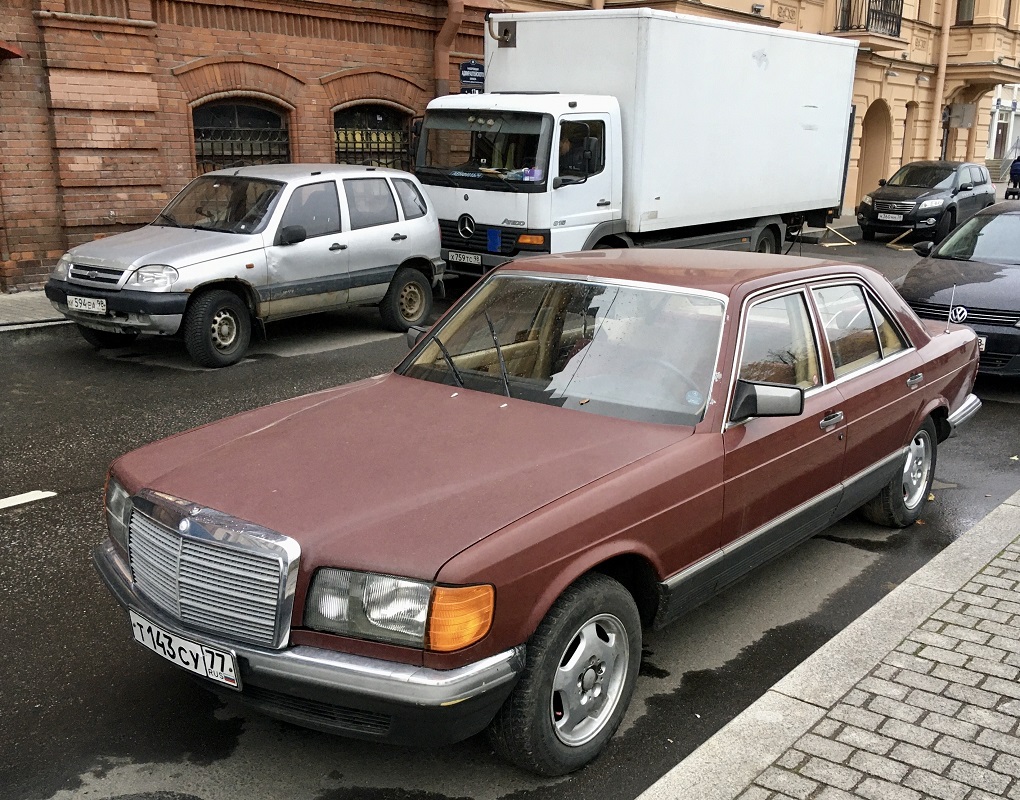 Москва, № Т 143 СУ 77 — Mercedes-Benz (W126) '79-91