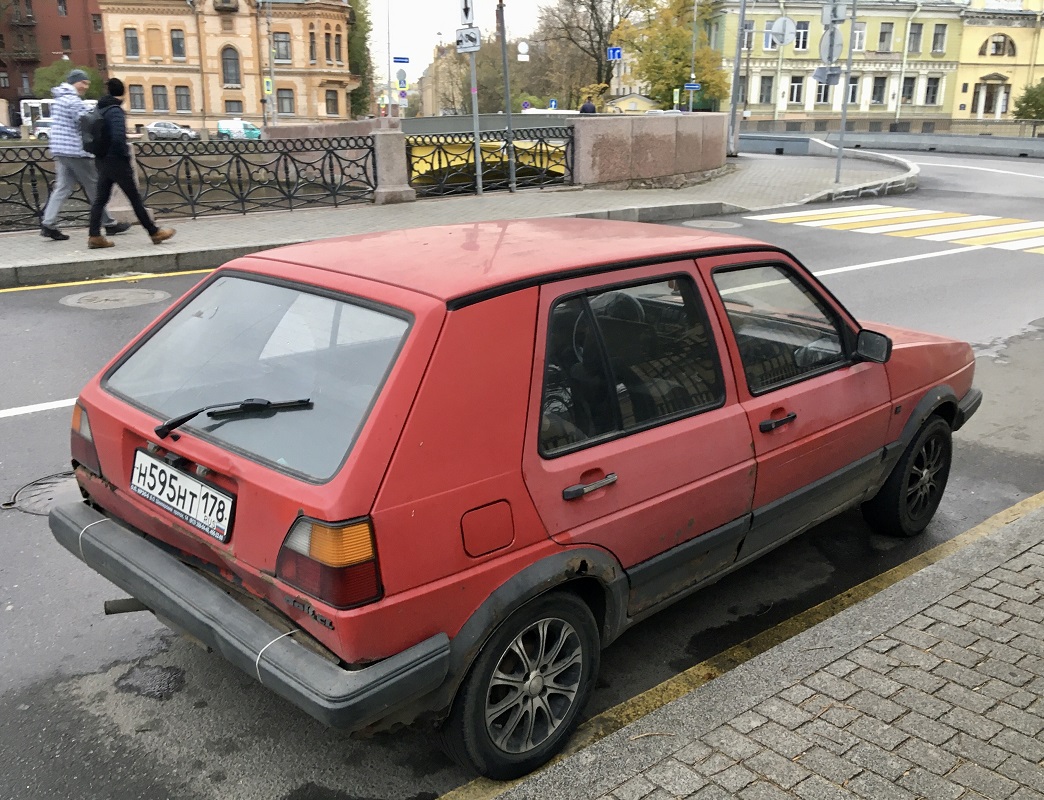 Санкт-Петербург, № Н 595 НТ 178 — Volkswagen Golf (Typ 19) '83-92