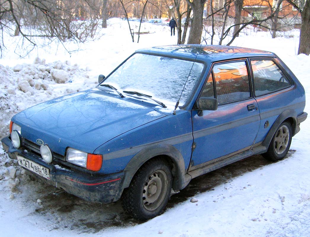 Удмуртия, № К 274 ВЕ 18 — Ford Fiesta MkII '83-89