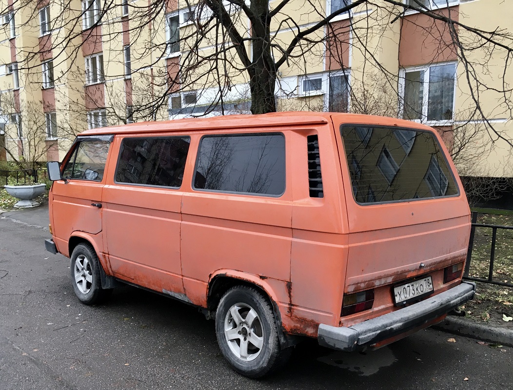 Санкт-Петербург, № Х 073 КО 78 — Volkswagen Typ 2 (Т3) '79-92