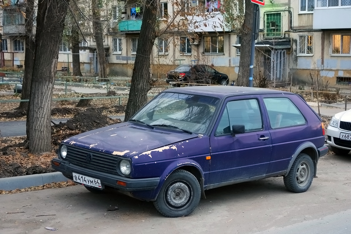 Саратовская область, № В 414 УМ 64 — Volkswagen Golf (Typ 19) '83-92