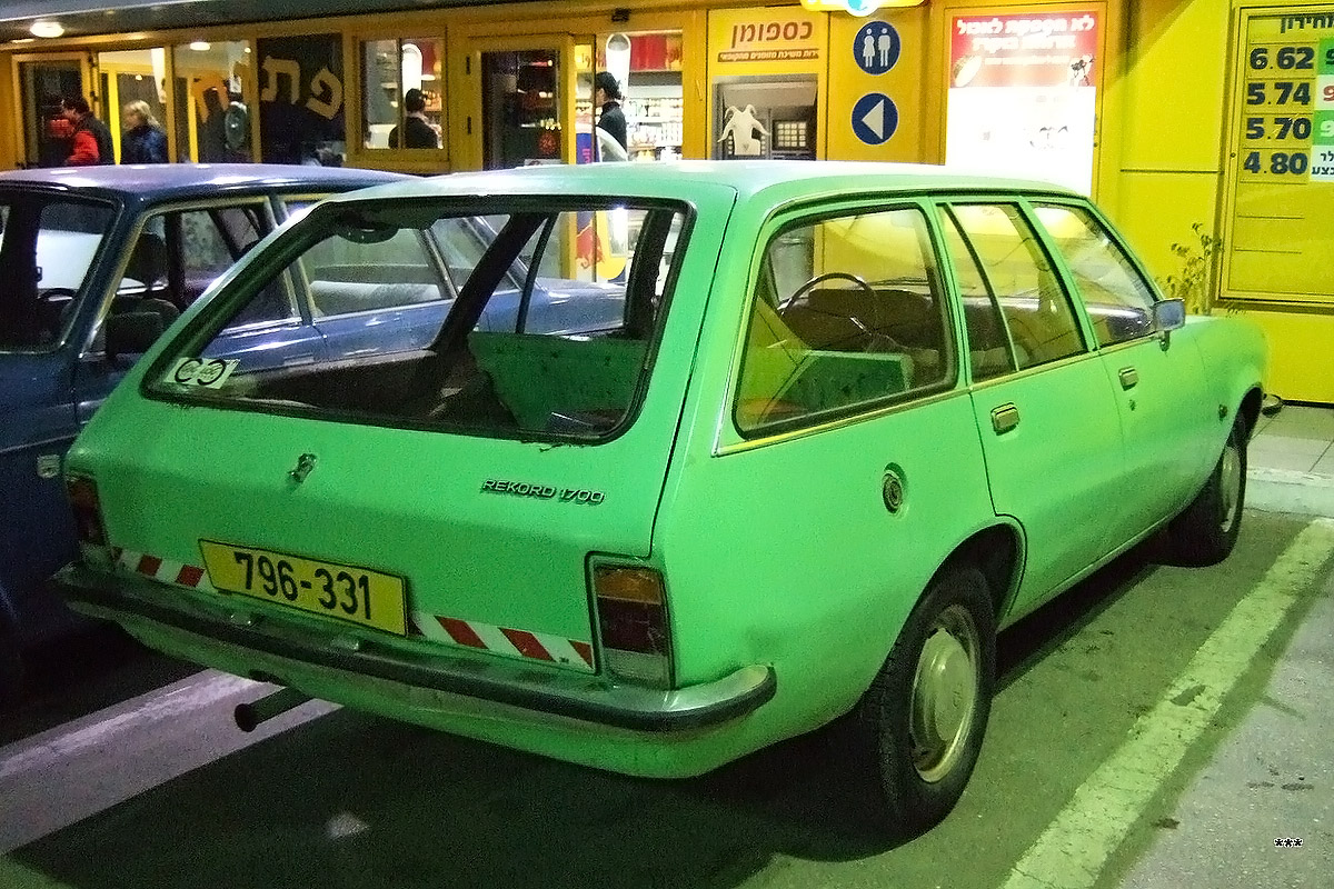 Израиль, № 796-331 — Opel Rekord/Rekord II (D) '72-77