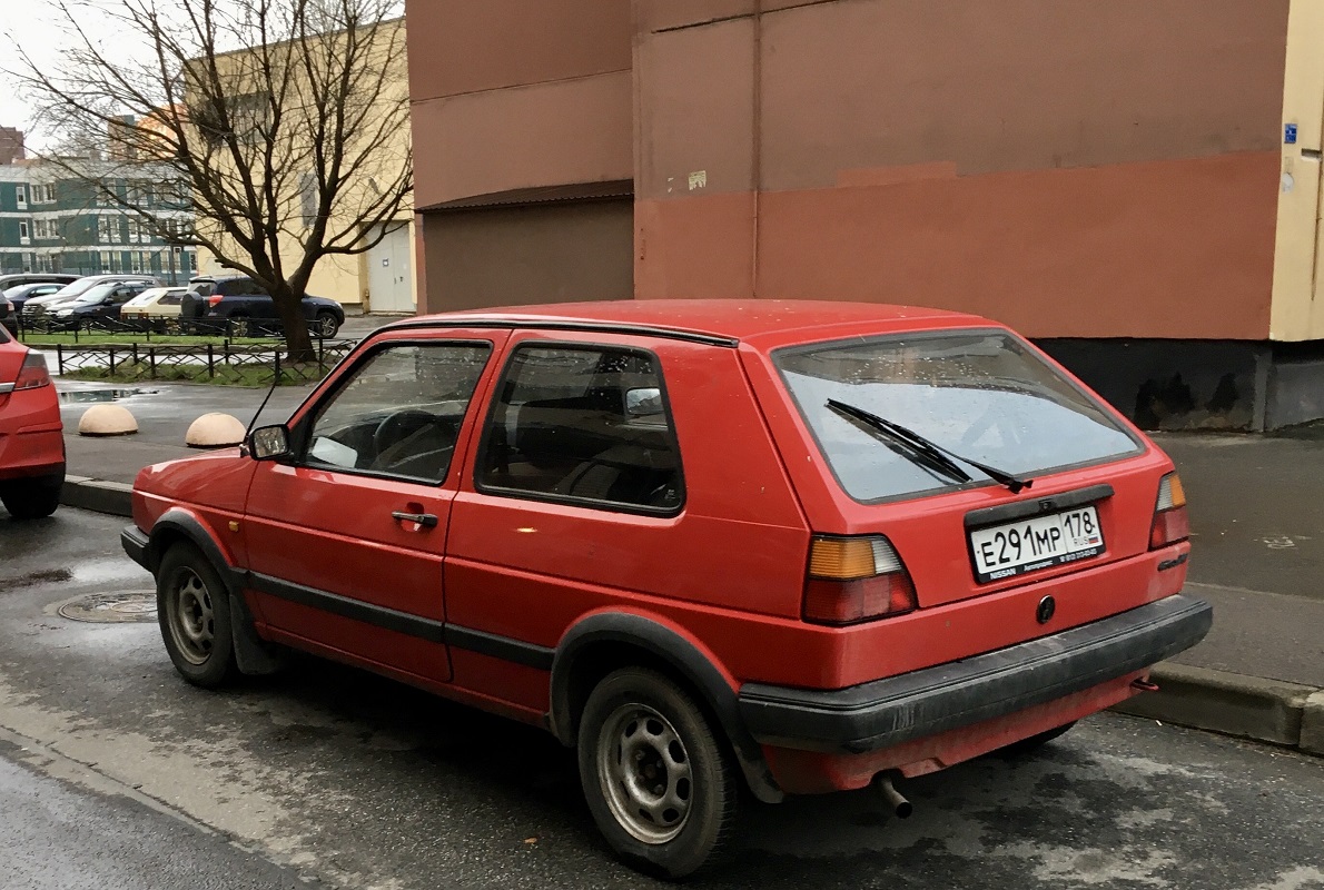 Санкт-Петербург, № Е 291 МР 178 — Volkswagen Golf (Typ 19) '83-92
