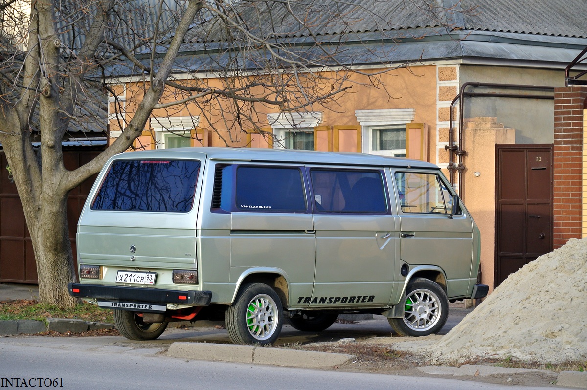 Краснодарский край, № Х 211 СВ 93 — Volkswagen Typ 2 (Т3) '79-92