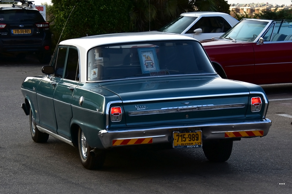 Израиль, № 715-989 — Chevrolet Nova (1G) '62-65