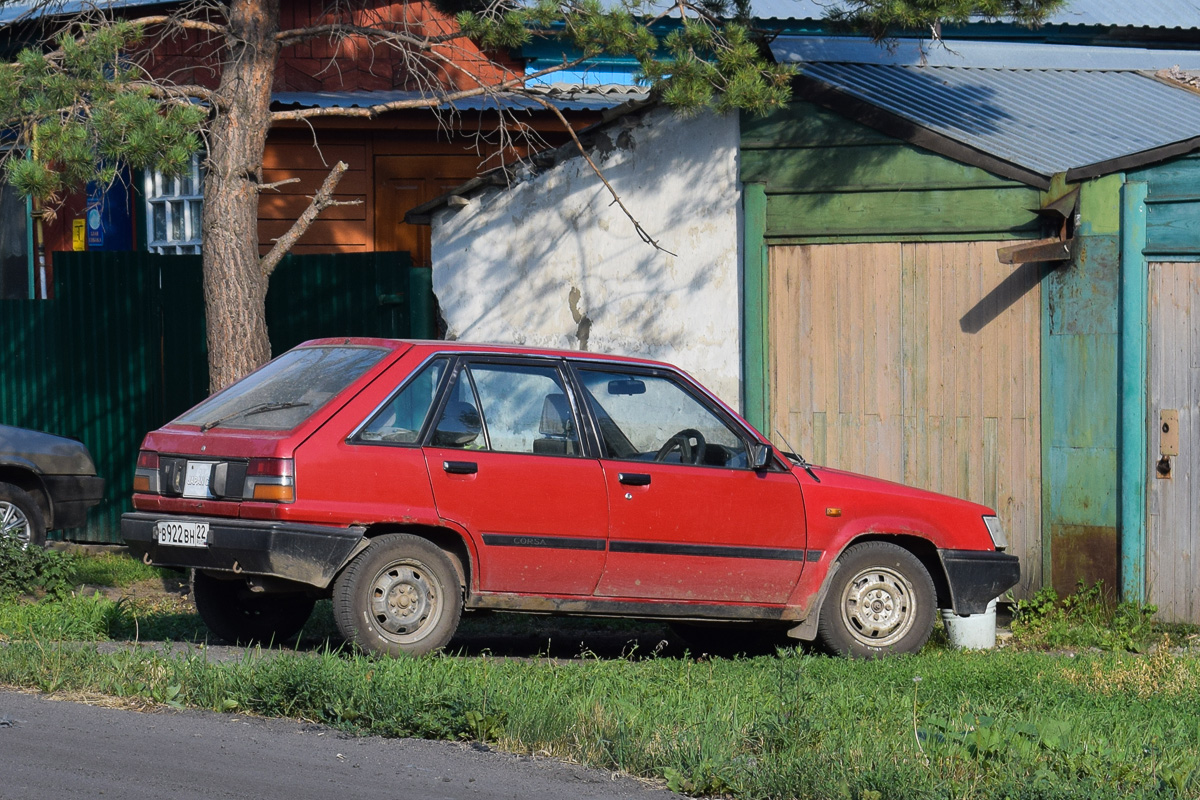 Алтайский край, № В 922 ВН 22 — Toyota Corsa (L30) '86-90
