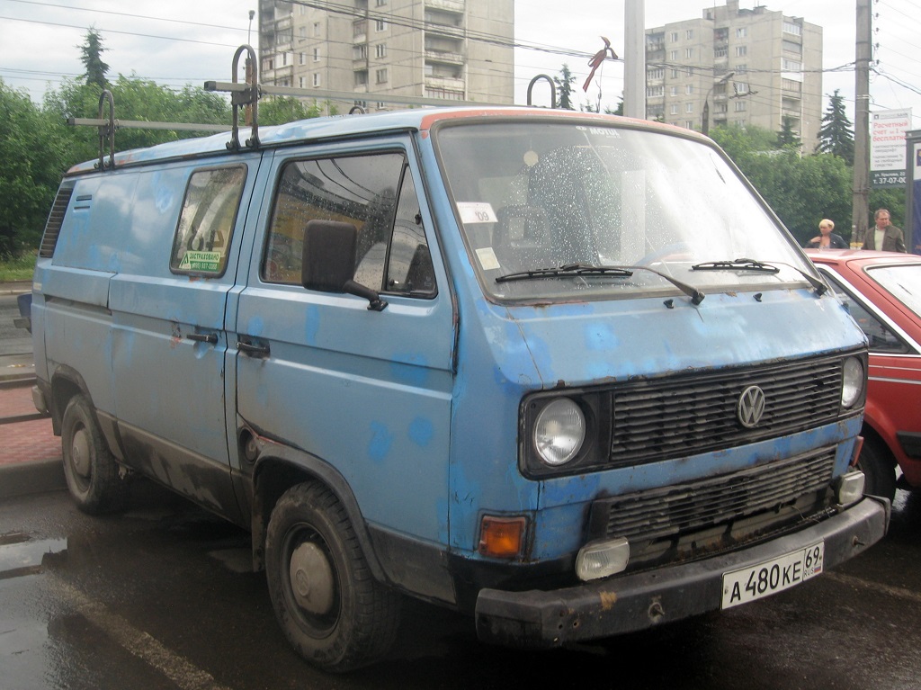Тверская область, № А 480 КЕ 69 — Volkswagen Typ 2 (Т3) '79-92