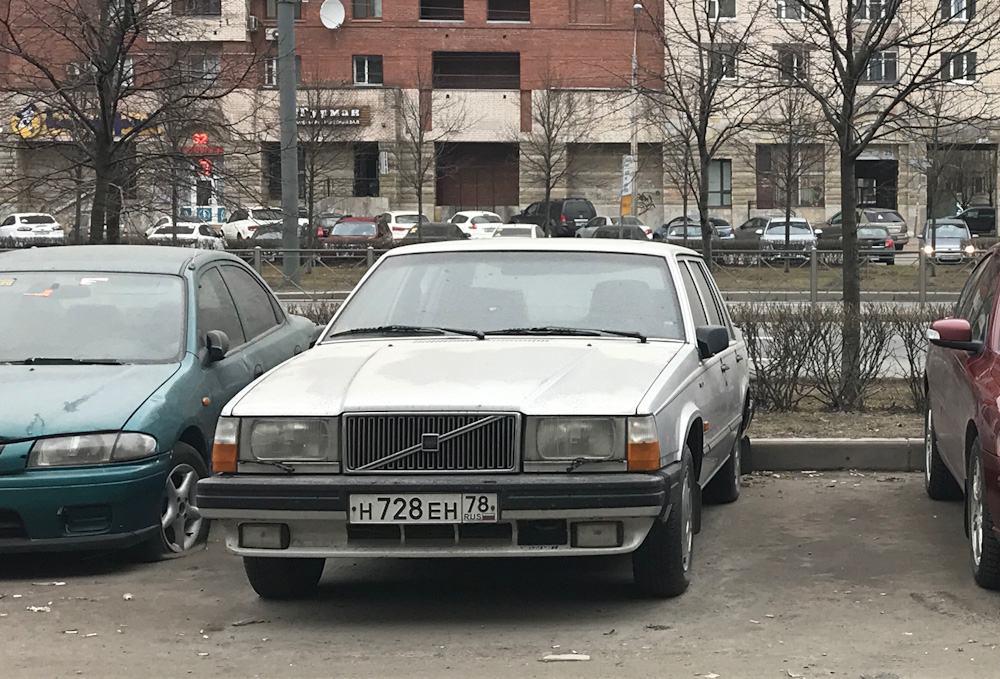 Санкт-Петербург, № Н 728 ЕН 78 — Volvo 760 GLE '84-87