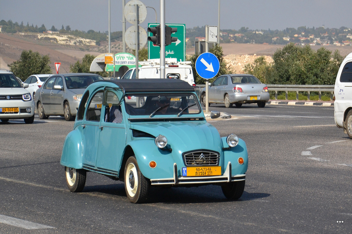 Израиль, № 90-573-55 — Citroën 2CV '49-90