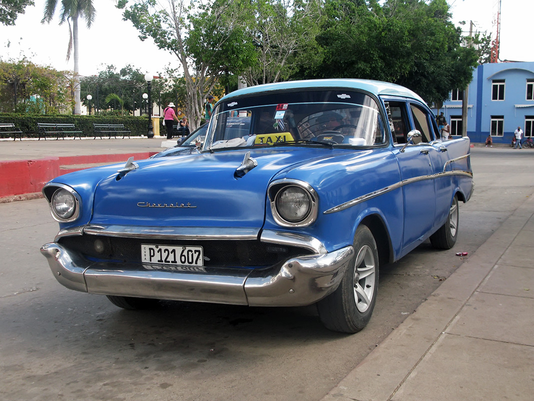 Куба, № P 121 607 — Chevrolet Bel Air (2G) '55-57