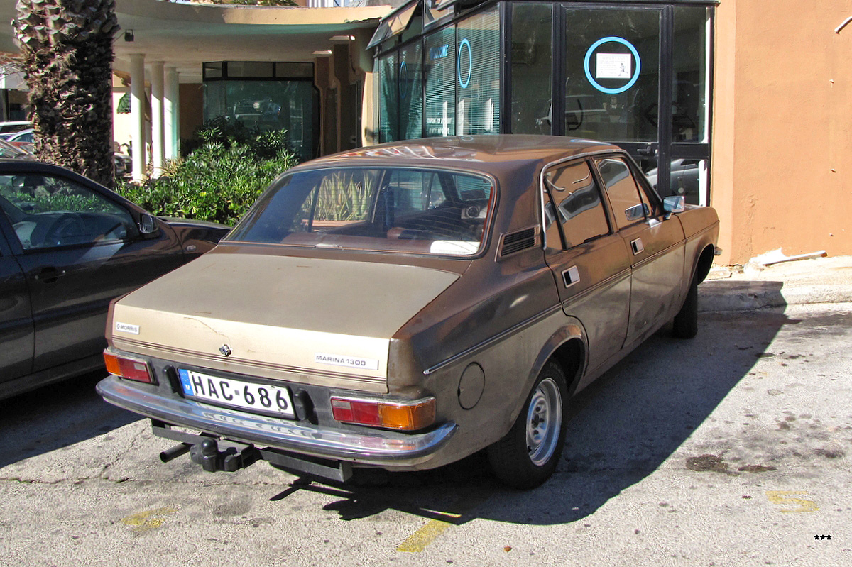 Мальта, № HAC 686 — Morris Marina '71-80