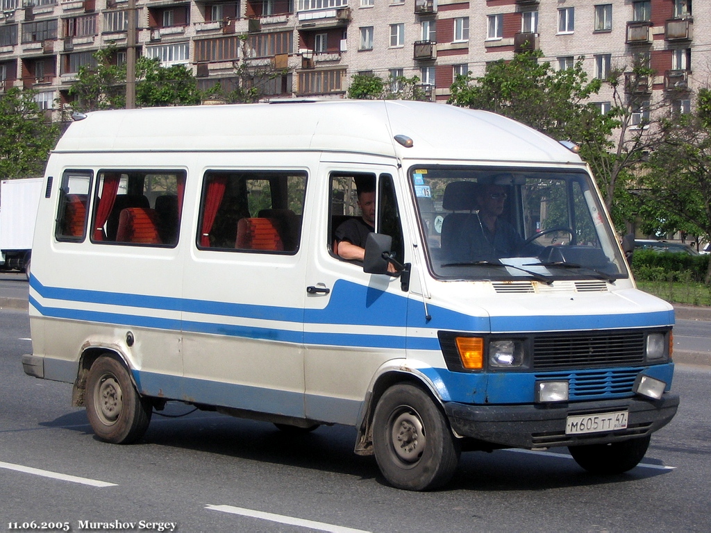 Ленинградская область, № М 605 ТТ 47 — Mercedes-Benz T1 '76-96