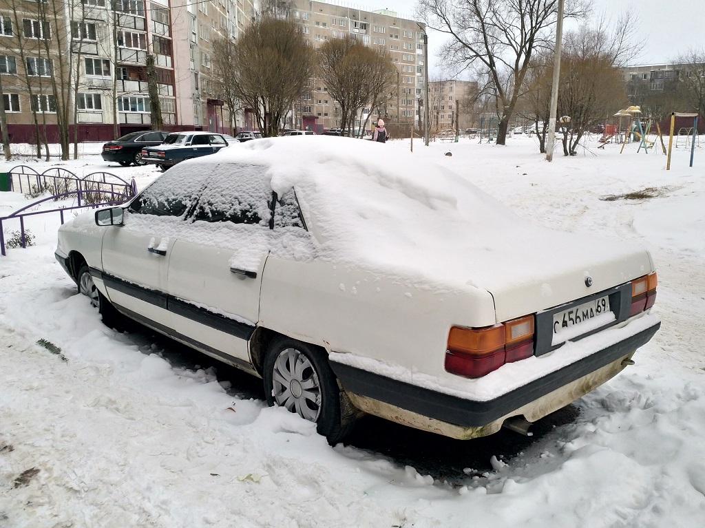 Тверская область, № С 456 МА 69 — Audi 100 (C3) '82-91