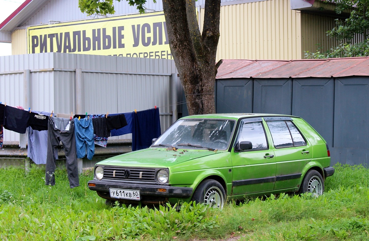 Псковская область, № У 611 КВ 60 — Volkswagen Golf (Typ 19) '83-92
