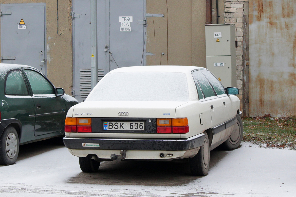 Литва, № BSK 636 — Audi 100 (C3) '82-91