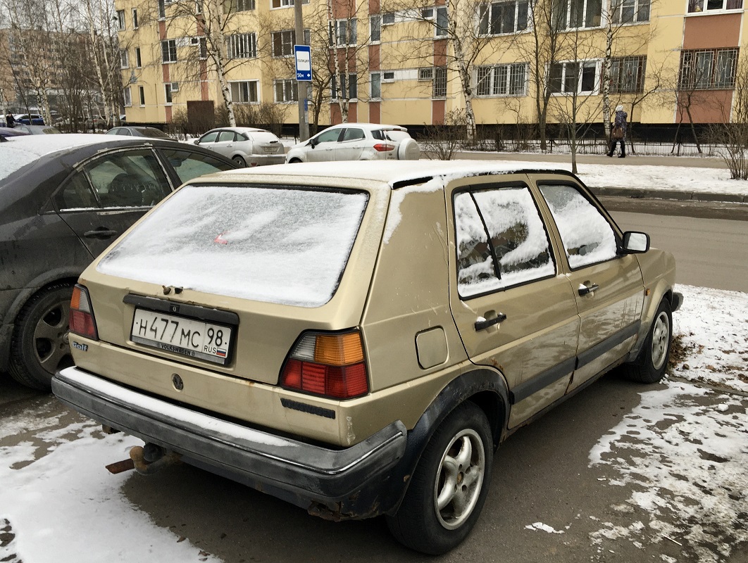 Санкт-Петербург, № Н 477 МС 98 — Volkswagen Golf (Typ 19) '83-92