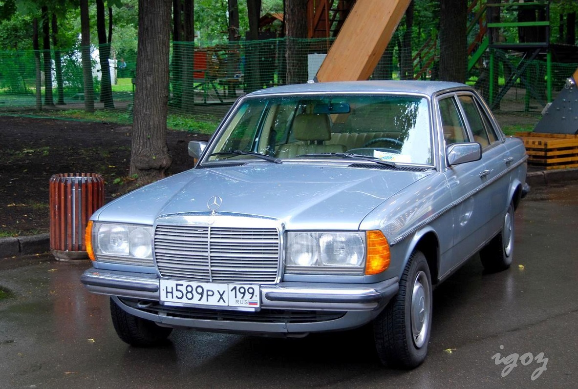 Москва, № Н 589 РХ 199 — Mercedes-Benz (W123) '76-86; Москва — Фестиваль "Ретро-Фест" 2014