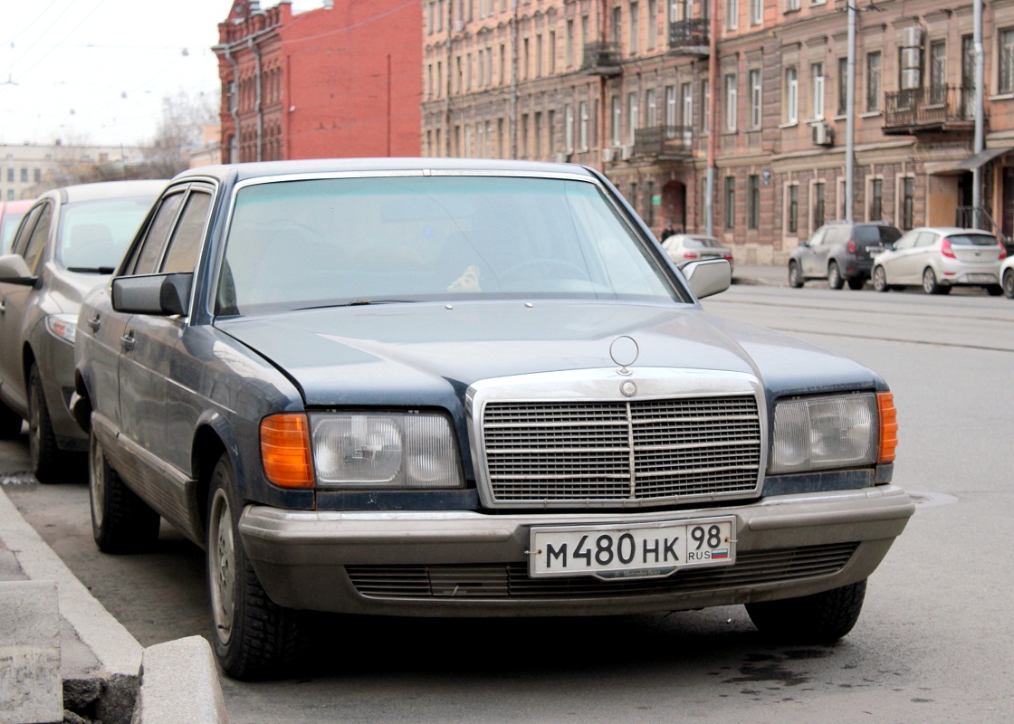 Санкт-Петербург, № М 480 НК 98 — Mercedes-Benz (W126) '79-91