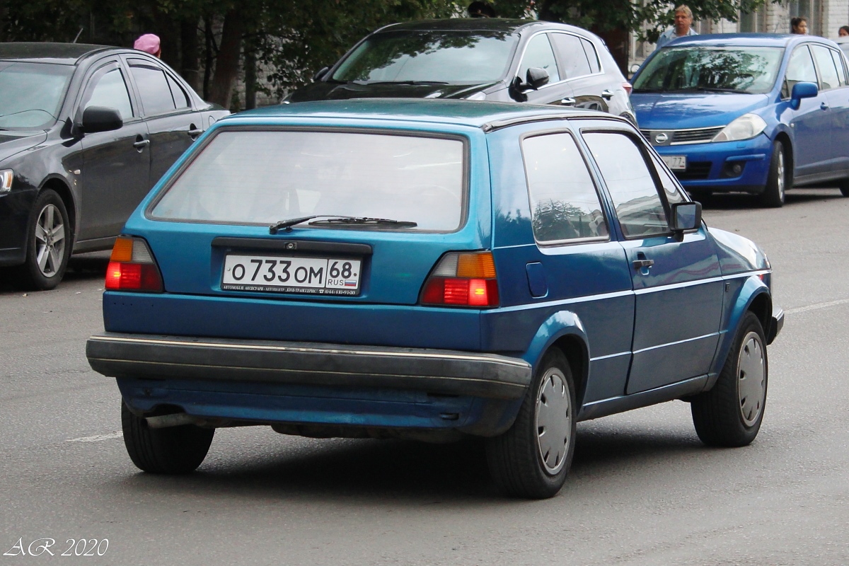 Тамбовская область, № О 733 ОМ 68 — Volkswagen Golf (Typ 19) '83-92