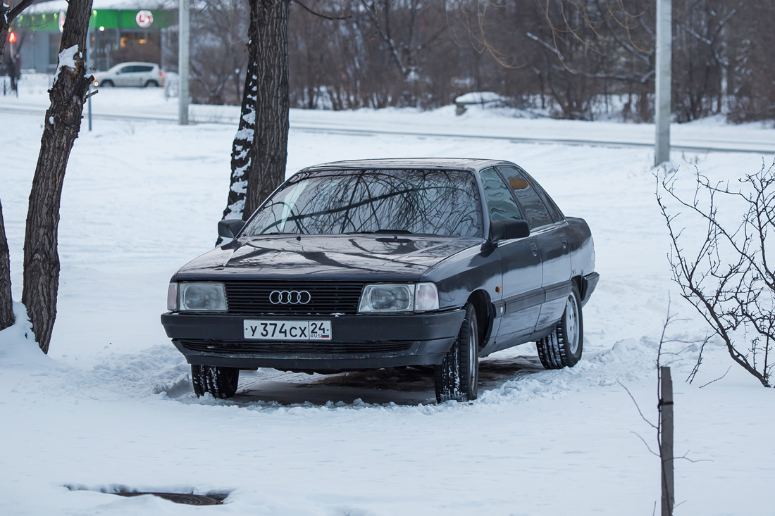 Красноярский край, № У 374 СХ 24 — Audi 100 (C3) '82-91