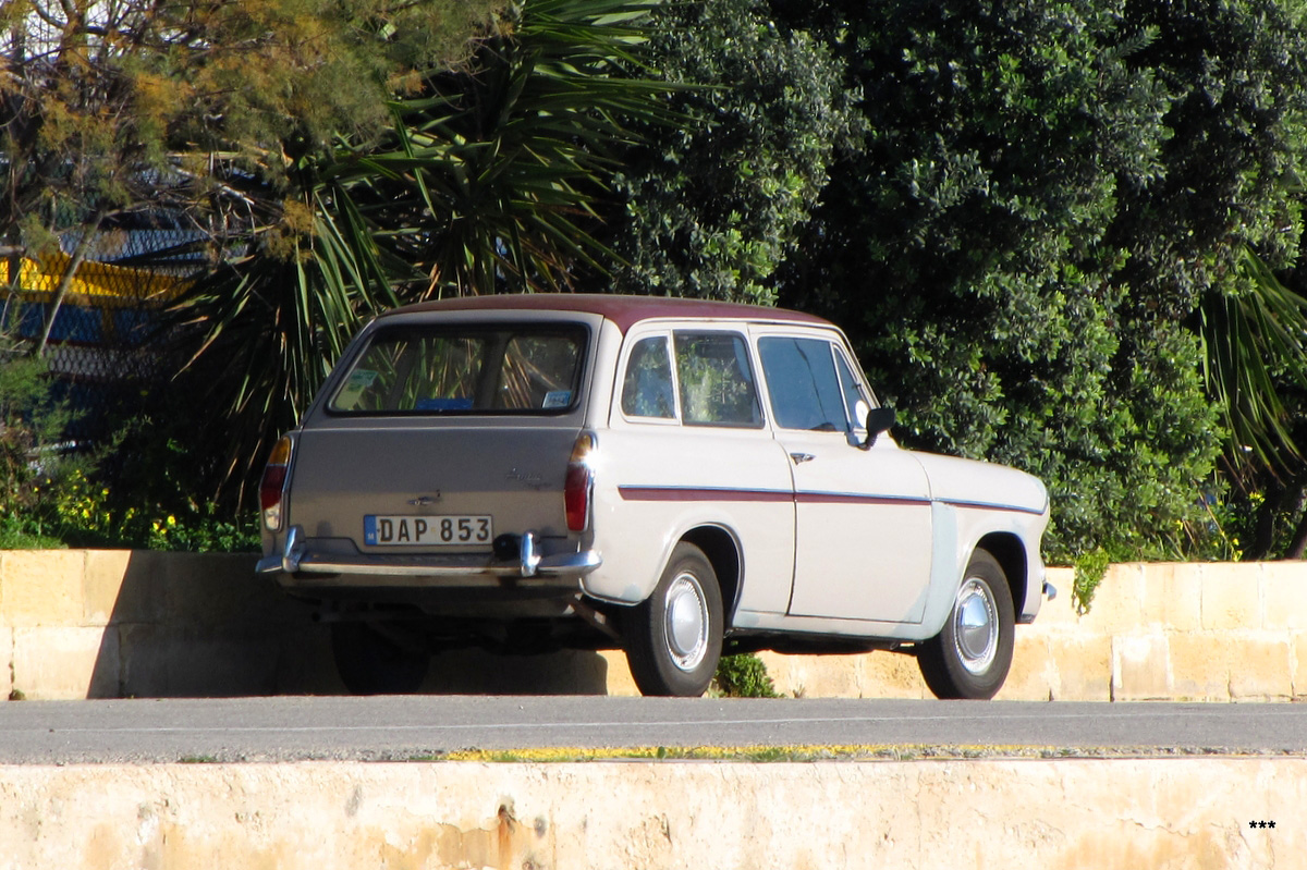 Мальта, № DAP 854 — Ford Anglia (105E) '59-67