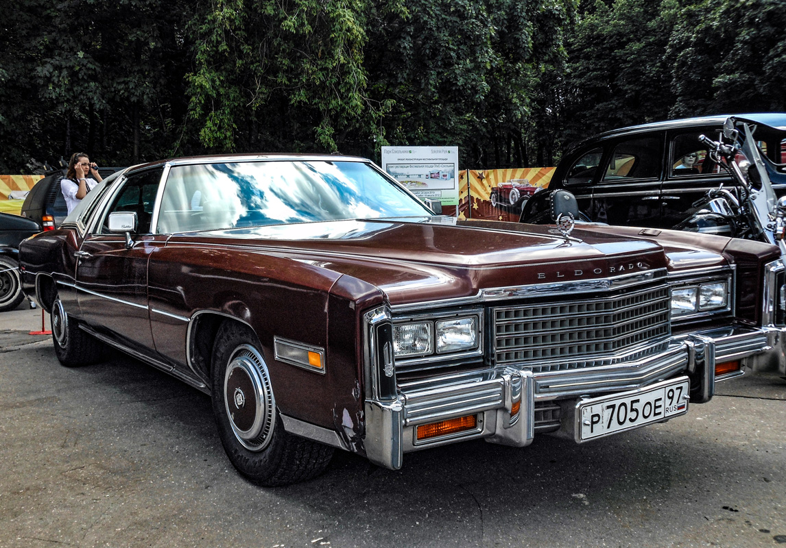Москва, № Р 705 ОЕ 97 — Cadillac Eldorado (9G) '71-78; Москва — Фестиваль "Ретро-Фест" 2012