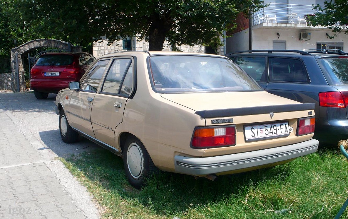 Хорватия, № ŠI 549-FA — Renault 18 '78-89
