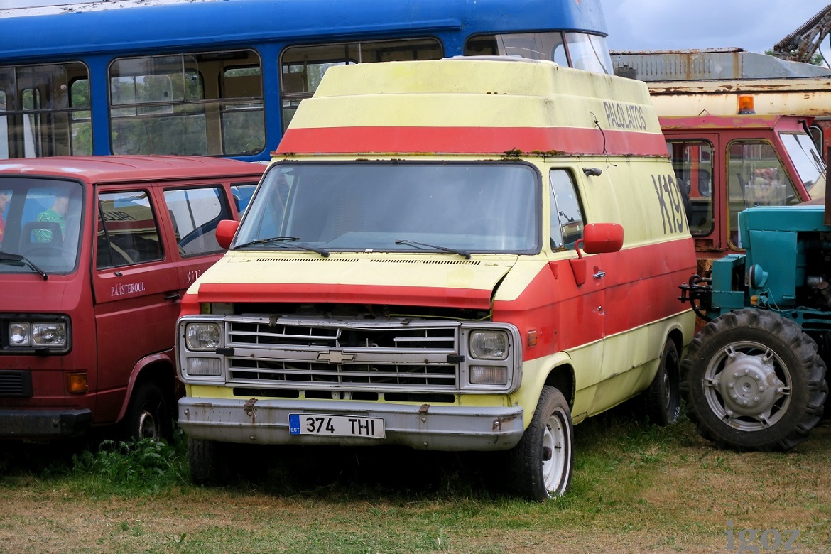 Эстония, № 374 THI — Chevrolet Van (3G) '71-96