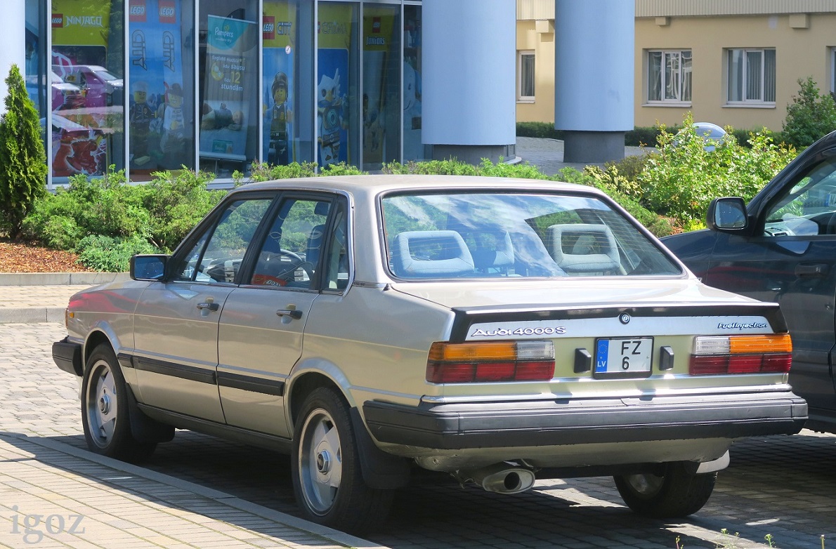 Латвия, № FZ-6 — Audi 4000S '82-84