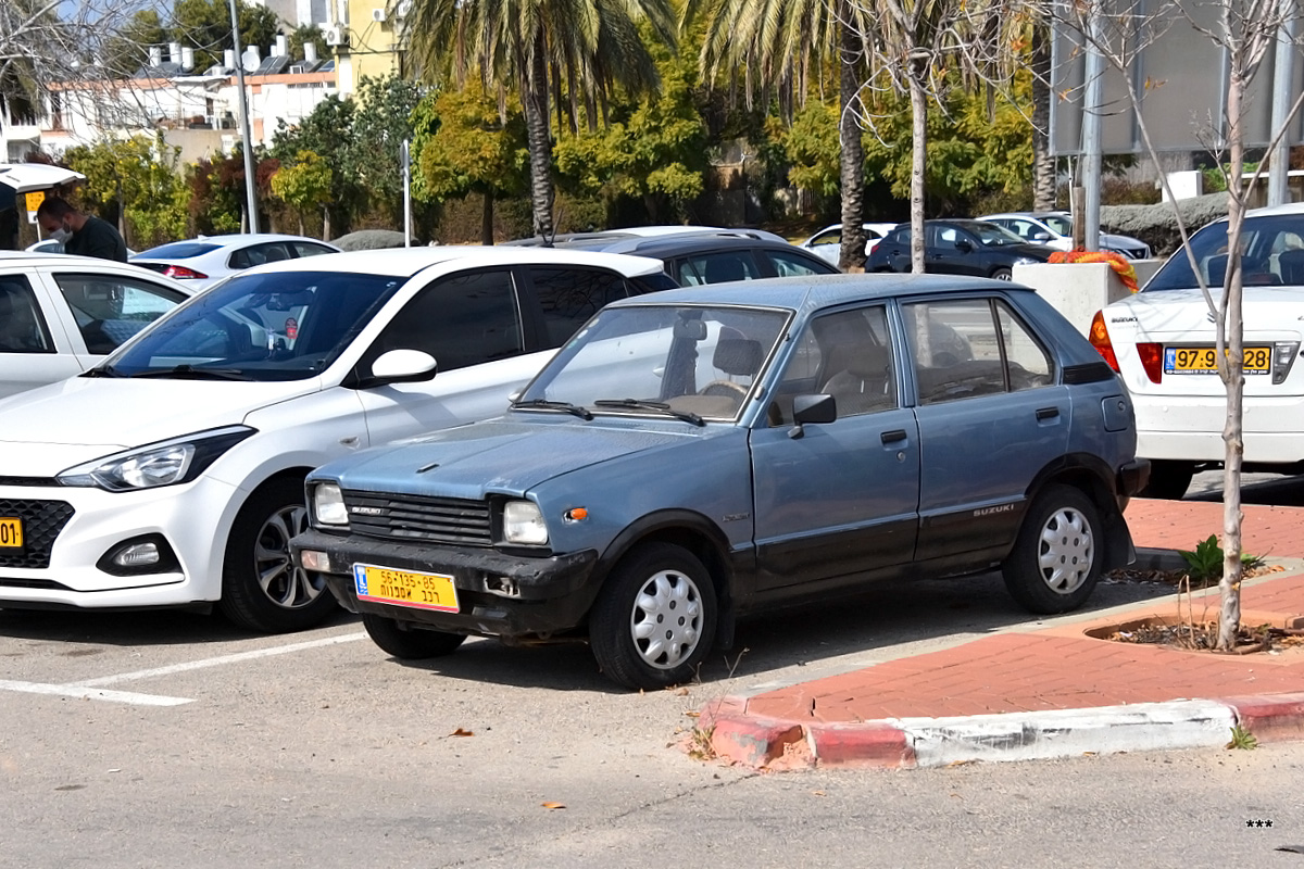 Израиль, № 56-135-85 — Suzuki Alto (SS30/SS40) '79-84