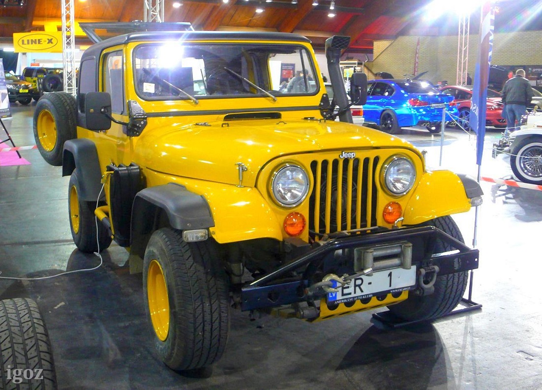 Латвия, № ER-1 — Jeep CJ-7 '76-86
